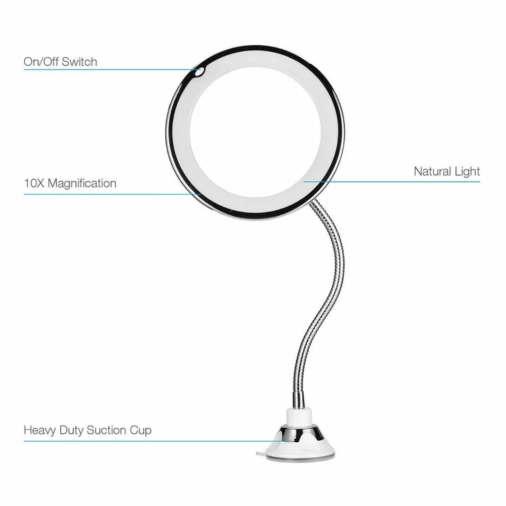 New NuBrilliance My Flexible Mirror 10x Magnification 7”!!🔥🔥🔥